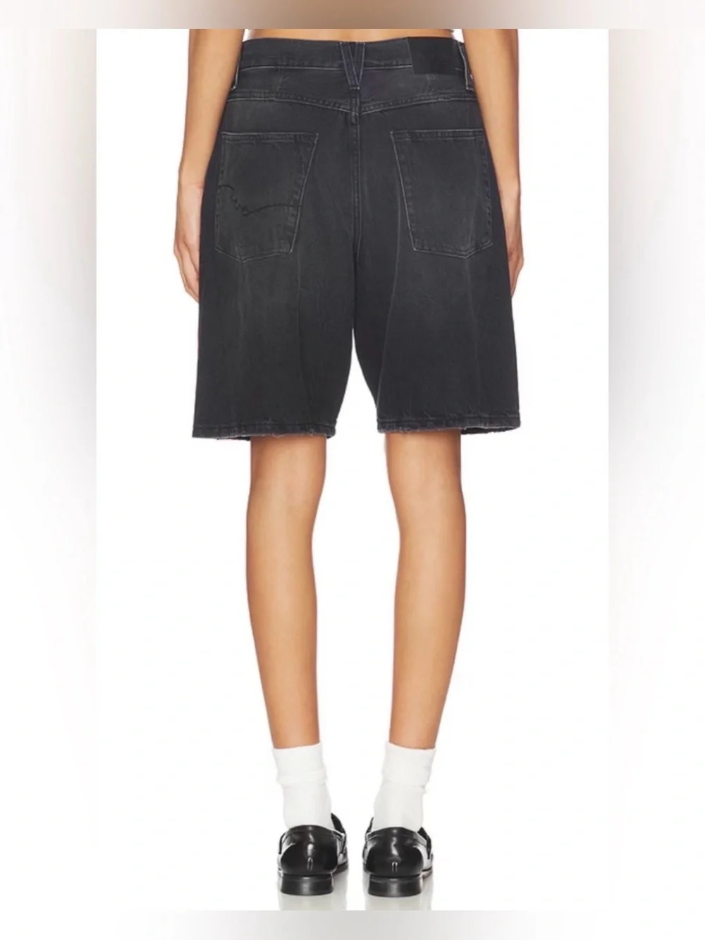 Free People We The Free Montana Black Denim Jorts Shorts Size 30 WORN ONCE
